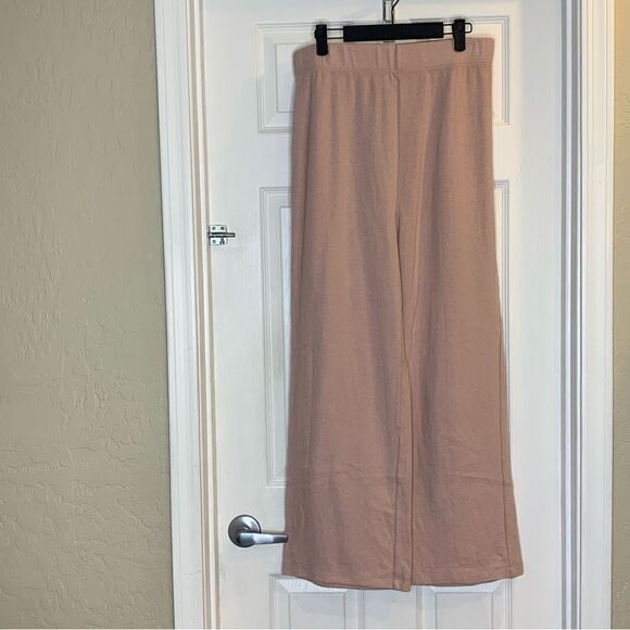 Reformation Cirrus Crop Straight Leg Knit Pants Size XL - Picture 4 of 10